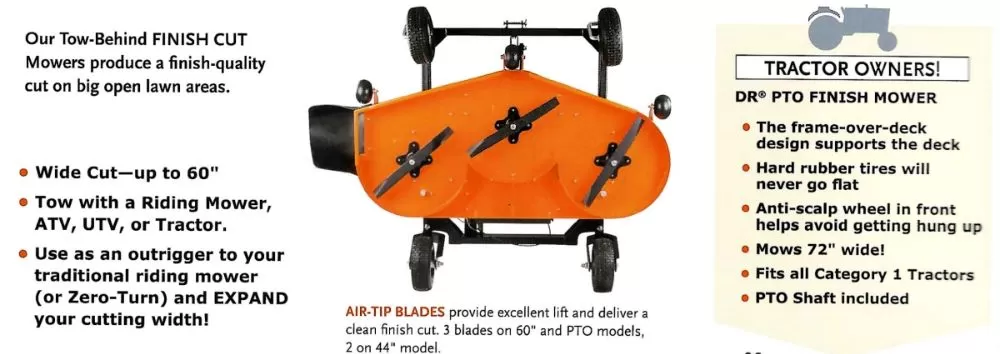 DR Finish Mowers Pro XL60T
